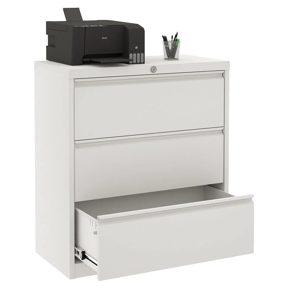 GangMei Black Metal Lateral File Storage Cabinet with 2 Drawers, Wide Filing Cabinet for Home Office, Steel File Cabinet for Legal/Letter, Assembly Required, Black