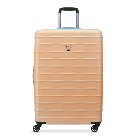 DELSEY PARIS by Claudia 28° Women's Checked Hardside Luggage, Peach