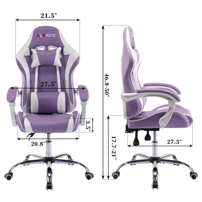 XINMICS Ergonomic Gaming Chair Gaming Massage Chair Massage Function Lying Recliner Seat Home Office Chair