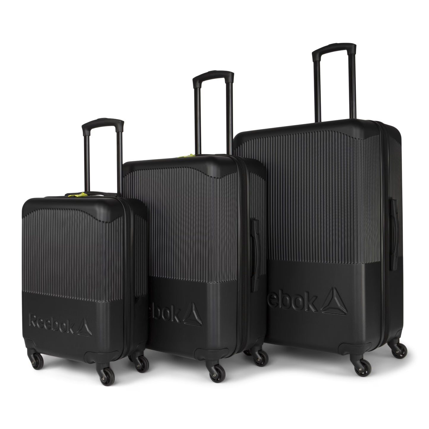 Reebok - Time Out Collection - 3 Piece Hardside Luggage Set - ABS/PC