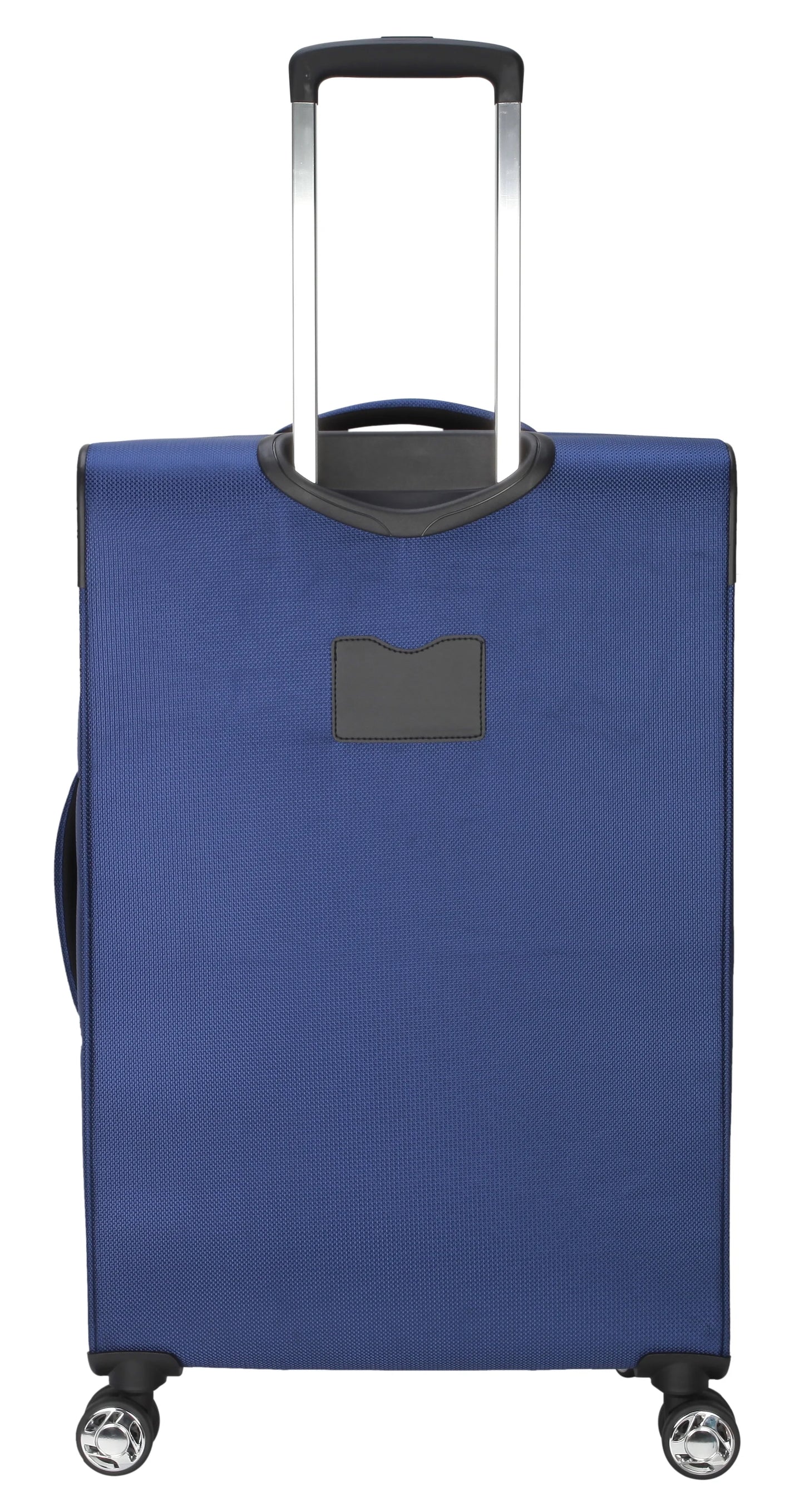 Protege Ashfield 25" Checked 8-Wheel Spinner Luggage Navy