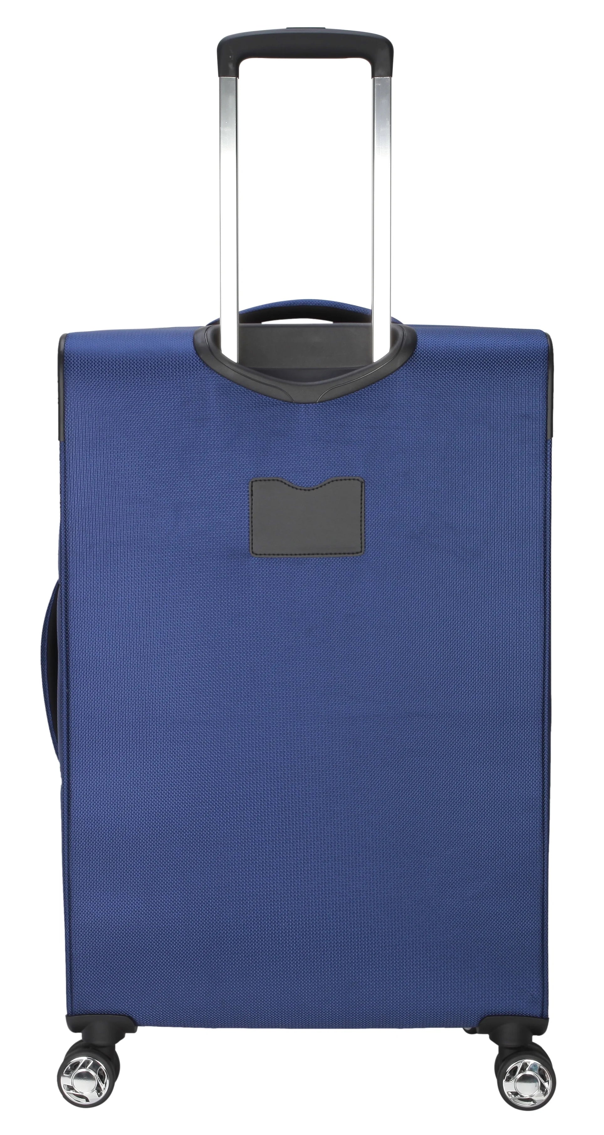Protege Ashfield 25" Checked 8-Wheel Spinner Luggage Navy