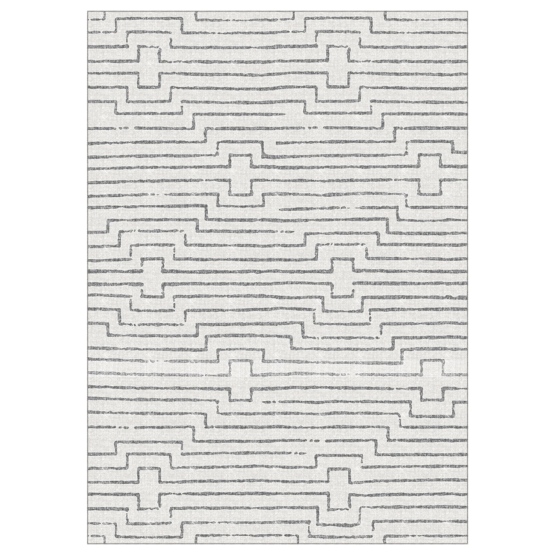 Apache Chenille Area Rug, Modern Gray, 9'8' x 13'7'