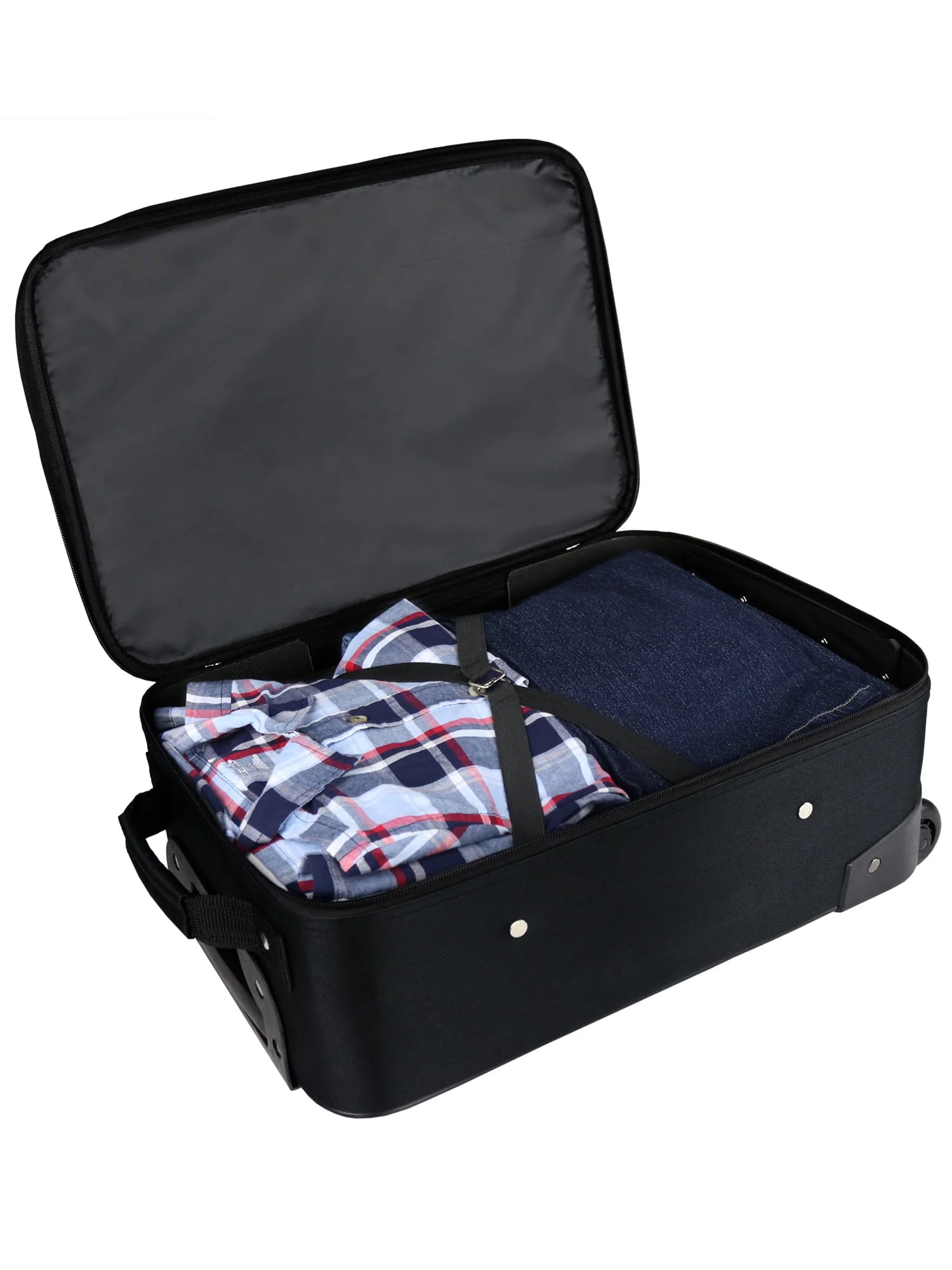 Protege Pilot Case 18" Softside Carry-on Luggage, Black