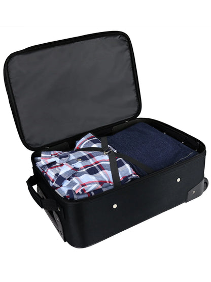 Protege Pilot Case 18" Softside Carry-on Luggage, Black