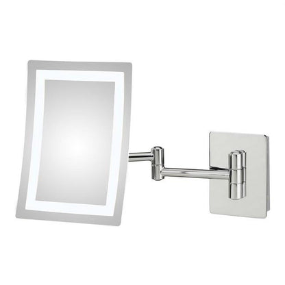 Single-sided LED Rectangular Wall Mirror - Hardwired