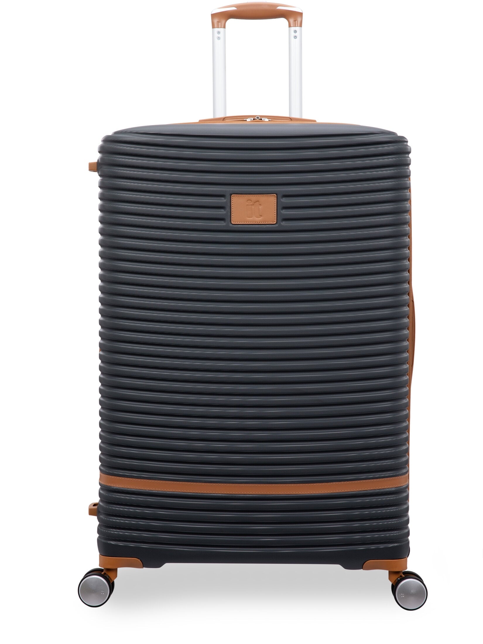 it luggage Replicating 31" Hardside Expandable Checked Spinner Luggage, Gray