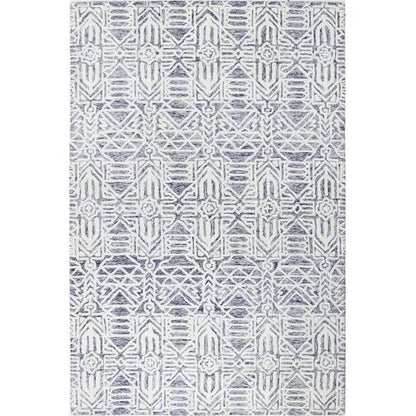 Bashian Verona Noland 3'6" x 5'6" Area Rug in Ivory and Blue