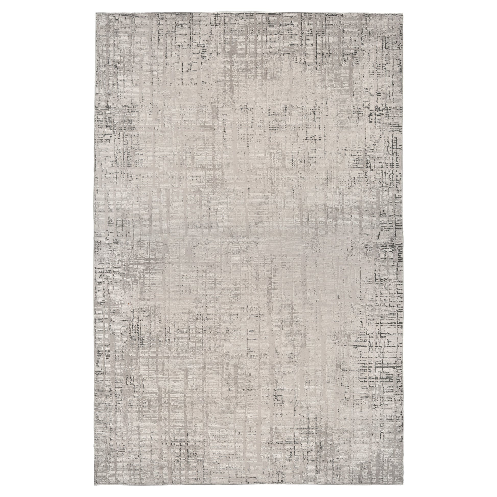 Divina Area Rug, Aloma Cream & Gray, 8’8” x 13’