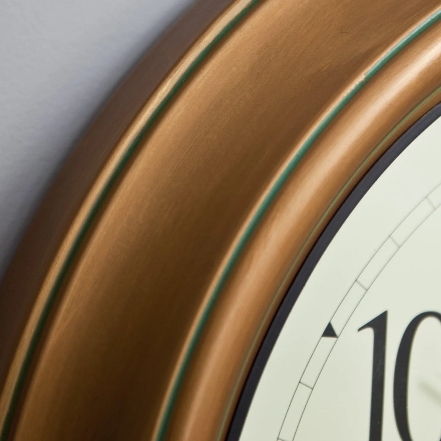 Chaney Balmoral II Atomix Aged Copper 18 in. Wall Clock