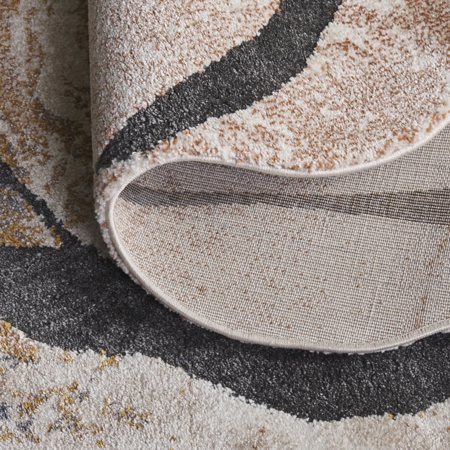 SAFAVIEH Contour Seanna Abstract Area Rug, Rust/Ivory, 8' x 10'