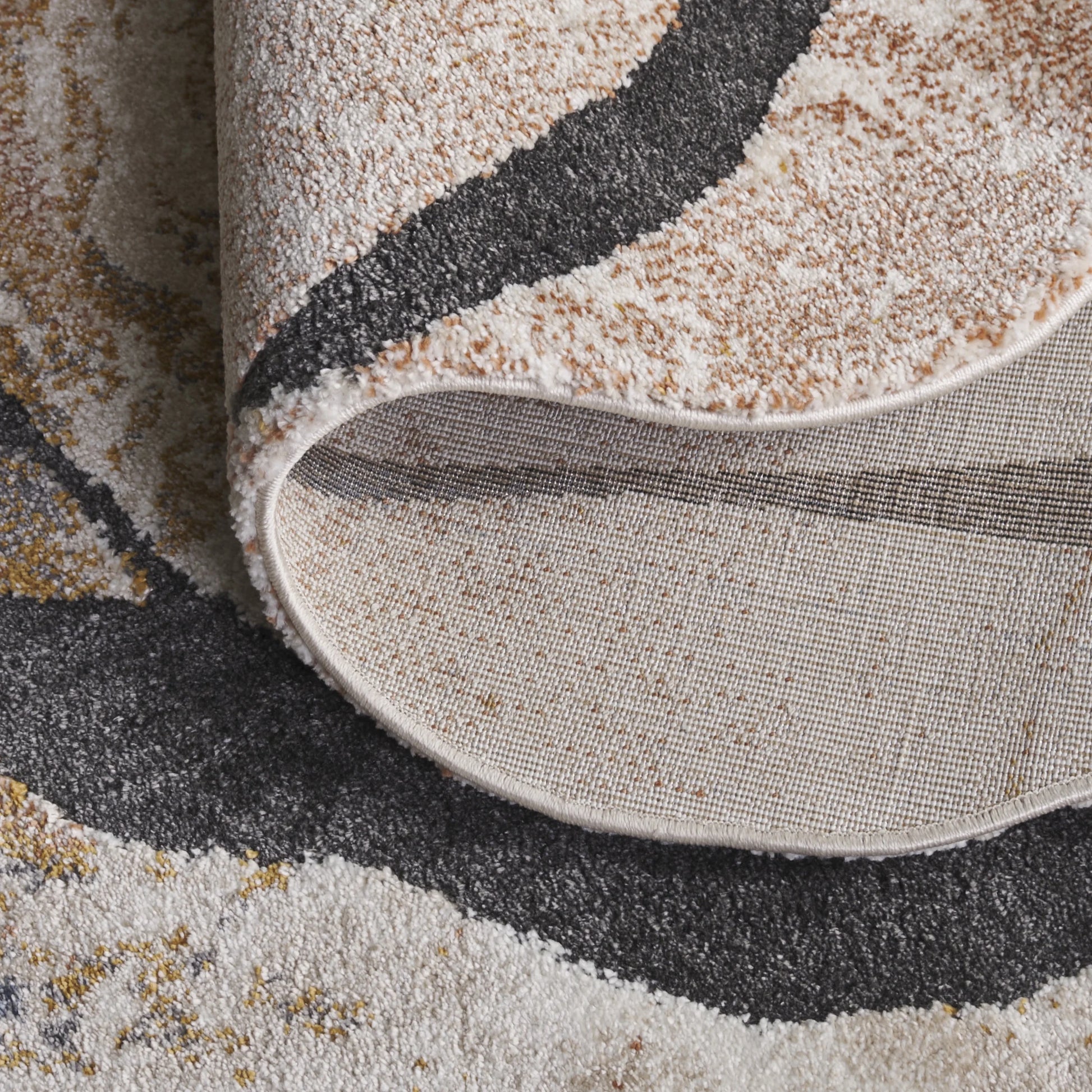 SAFAVIEH Contour Seanna Abstract Area Rug, Rust/Ivory, 8' x 10'