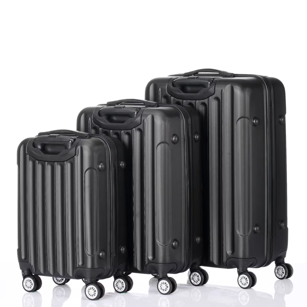 Barara King Luggage Set Suitcase,3-In-1 Multifunctional Large Capacity Traveling Storage Suitcase Black
