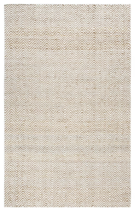 Rizzy Rugs Ellington Area Rug EG9035 Natual Chevron Striped 8' x 10' Rectangle