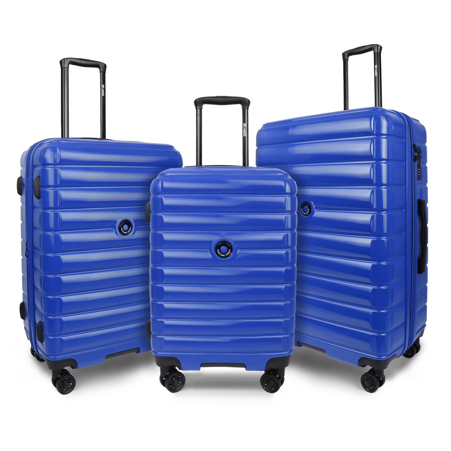 3 Piece Hardshell Luggage Set Expandable Hardside Suitcase with Spinner Wheels and TSA Lock, Lightweight Carry on and Checked Luggage 20" 25" 29", Yellow, LA13601