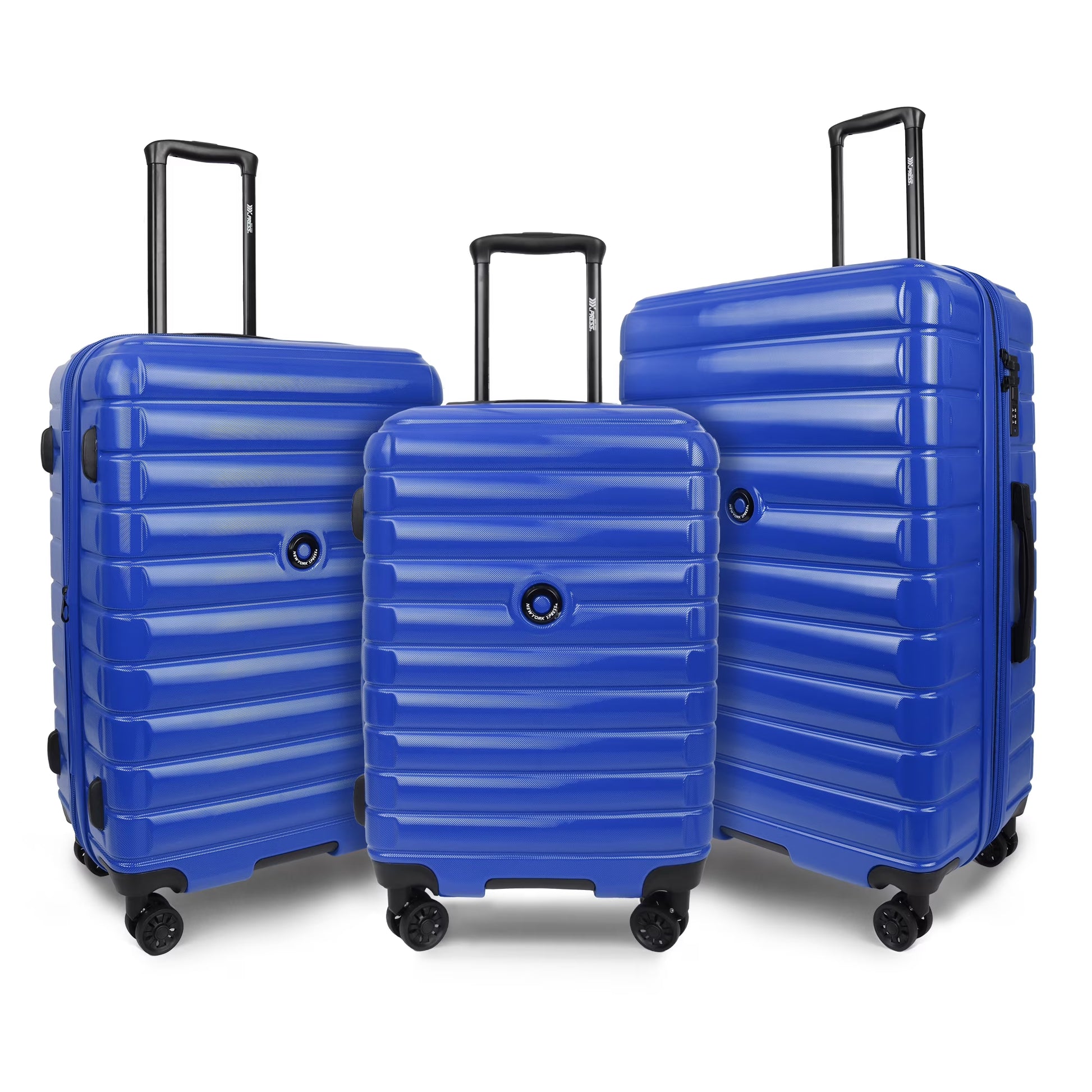 3 Piece Hardshell Luggage Set Expandable Hardside Suitcase with Spinner Wheels and TSA Lock, Lightweight Carry on and Checked Luggage 20" 25" 29", Yellow, LA13601