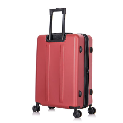 InUSA Elysian 24" Hardside Lightweight Luggage with Spinner Wheels, Handle, and Trolley, Wine