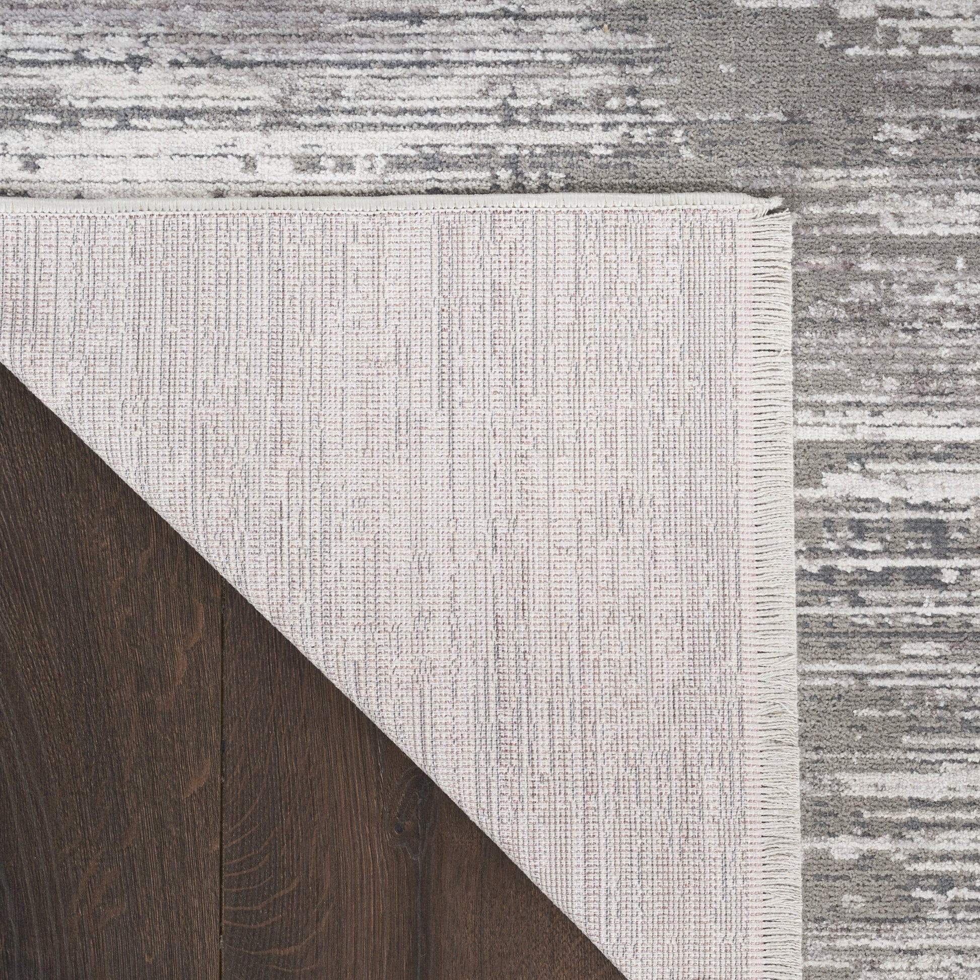 Nourison Modern Abstract Abstract Grey Gold 5'3" x 7'6" Area Rug (5x8)