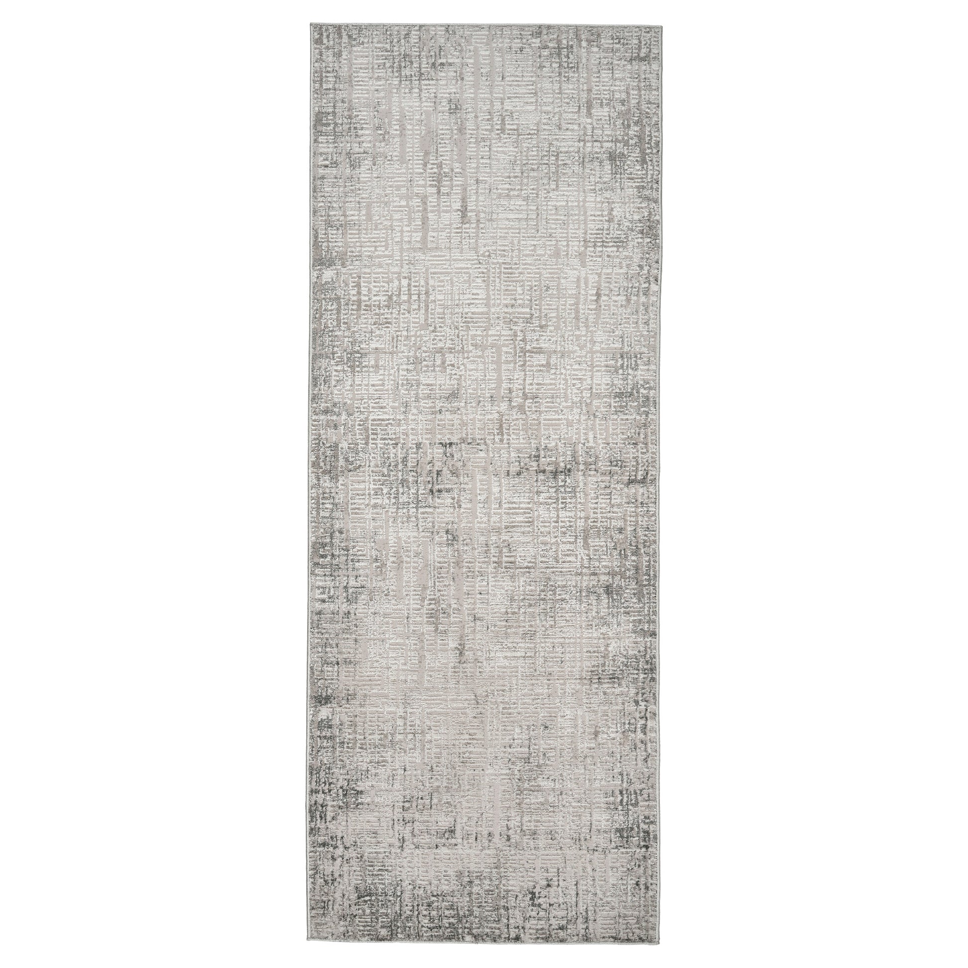 Divina Area Rug, Aloma Cream & Gray, Runner, 2'6' x 7'