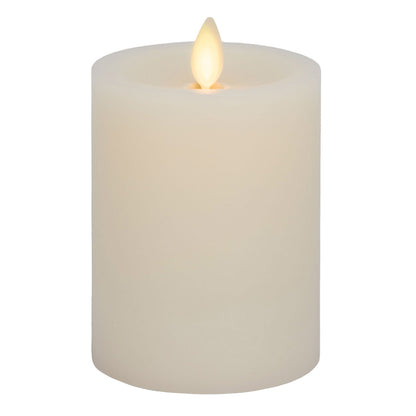 Luminara Flameless Pillar Candles with Remote, Set of 3