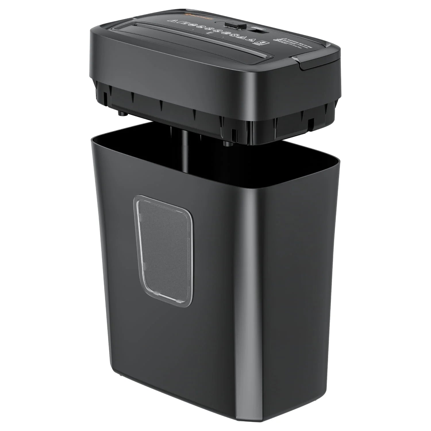 8-Sheet Cross Cut Paper Shredder for Home Office Use