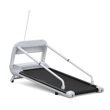 Under Desk Treadmill, Walking Pad, 2 in 3 Portable Treadmill with Handle Remote Control LED Display, Walking Jogging Machine for Home Office Use