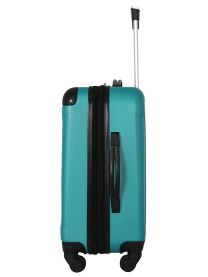 Travelers Club Chicago 20" Hardside Expandable Rolling Carry-on Luggage, Teal