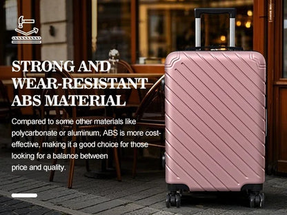 Apelila 4 Piece Luggage Sets Waterproof Durable Ultra-Light Hardside Spinner Suitcase Set Extra Large Capacity with 360° Silent Wheels 3-Level Handles Lightweight Travel Luggage Free Covers & Hangers