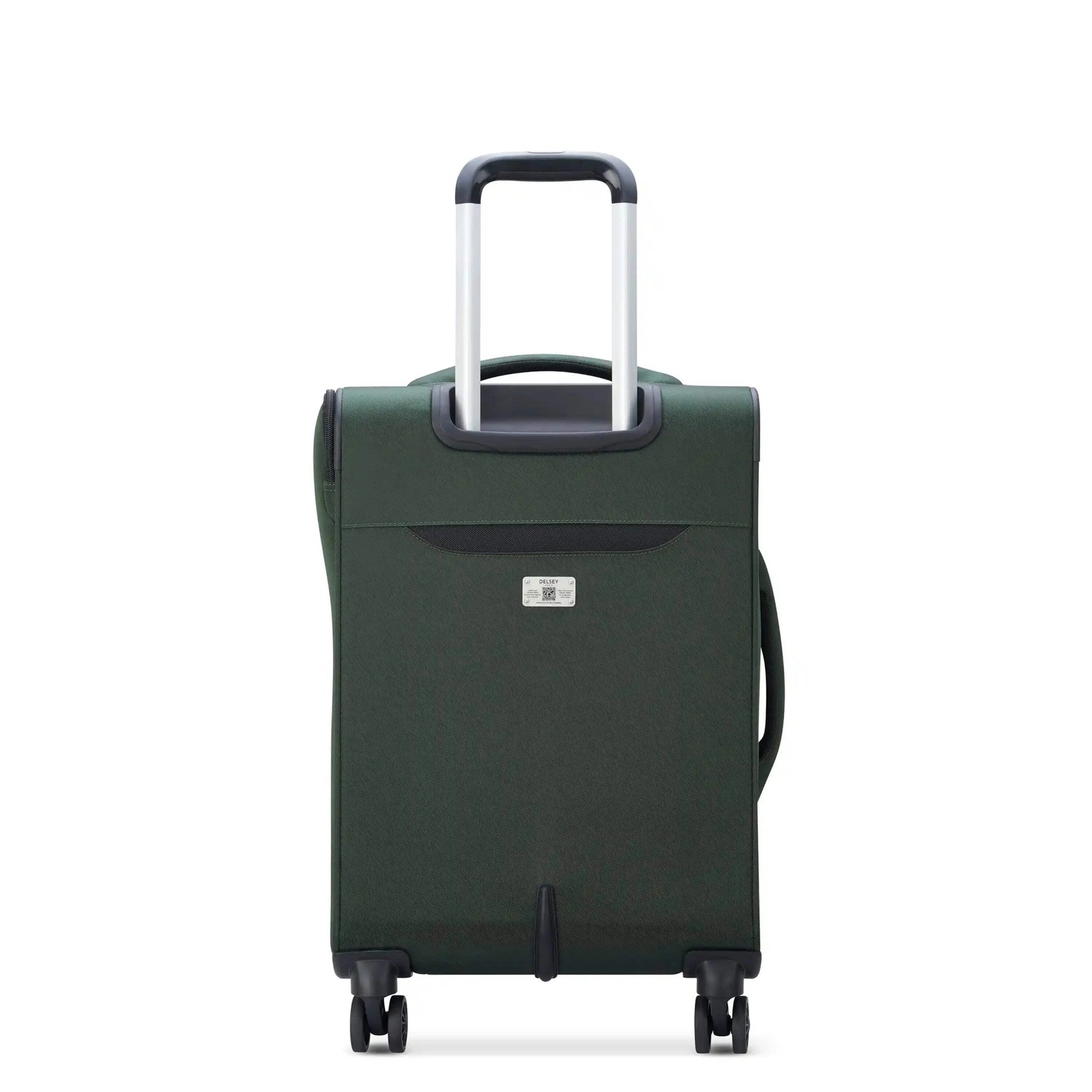 DELSEY PARIS Sky Max 2.0 21" Softside Spinner Carry-On Luggage, Green