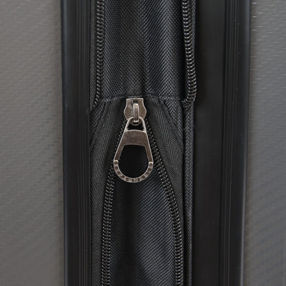 Brookstone Keane 21" Hardside Carry On Spinner Luggage - Charcoal