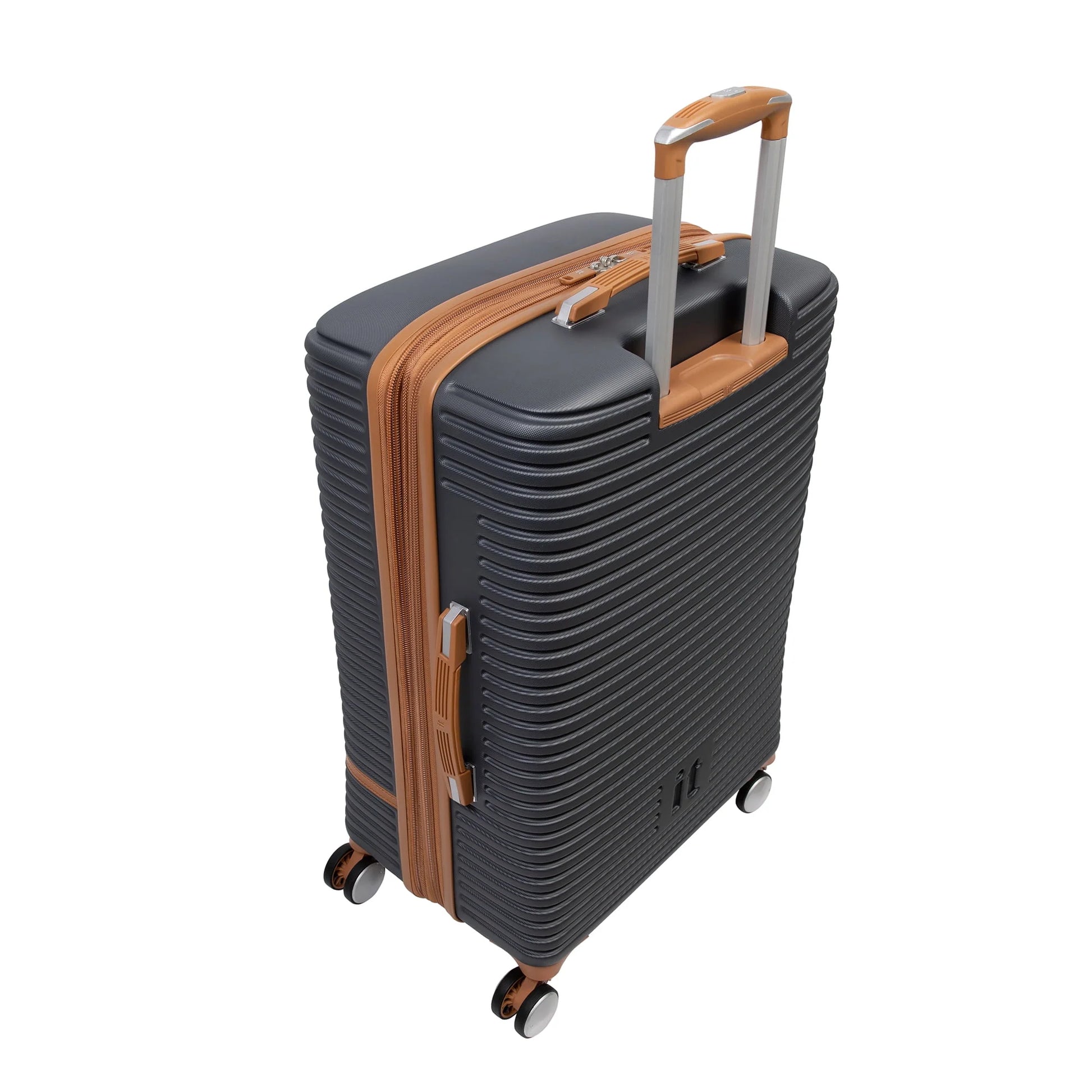 it luggage Replicating 21" Hardside Expandable Carry-on Spinner Luggage, Gray