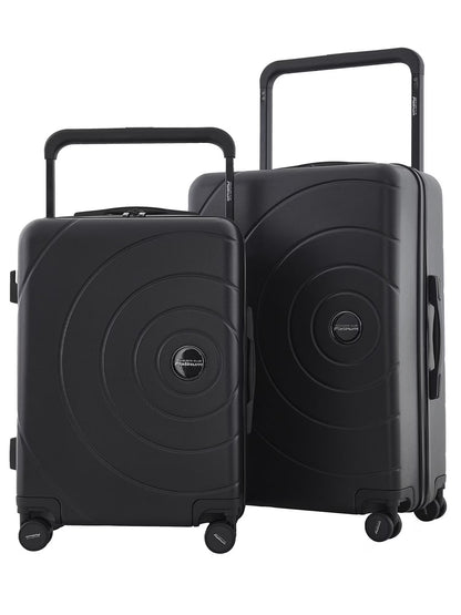 Travelers Club 2pc Rolling Hard Case Travel Luggage Set with Extra Wide Telescopic Handle , Lime