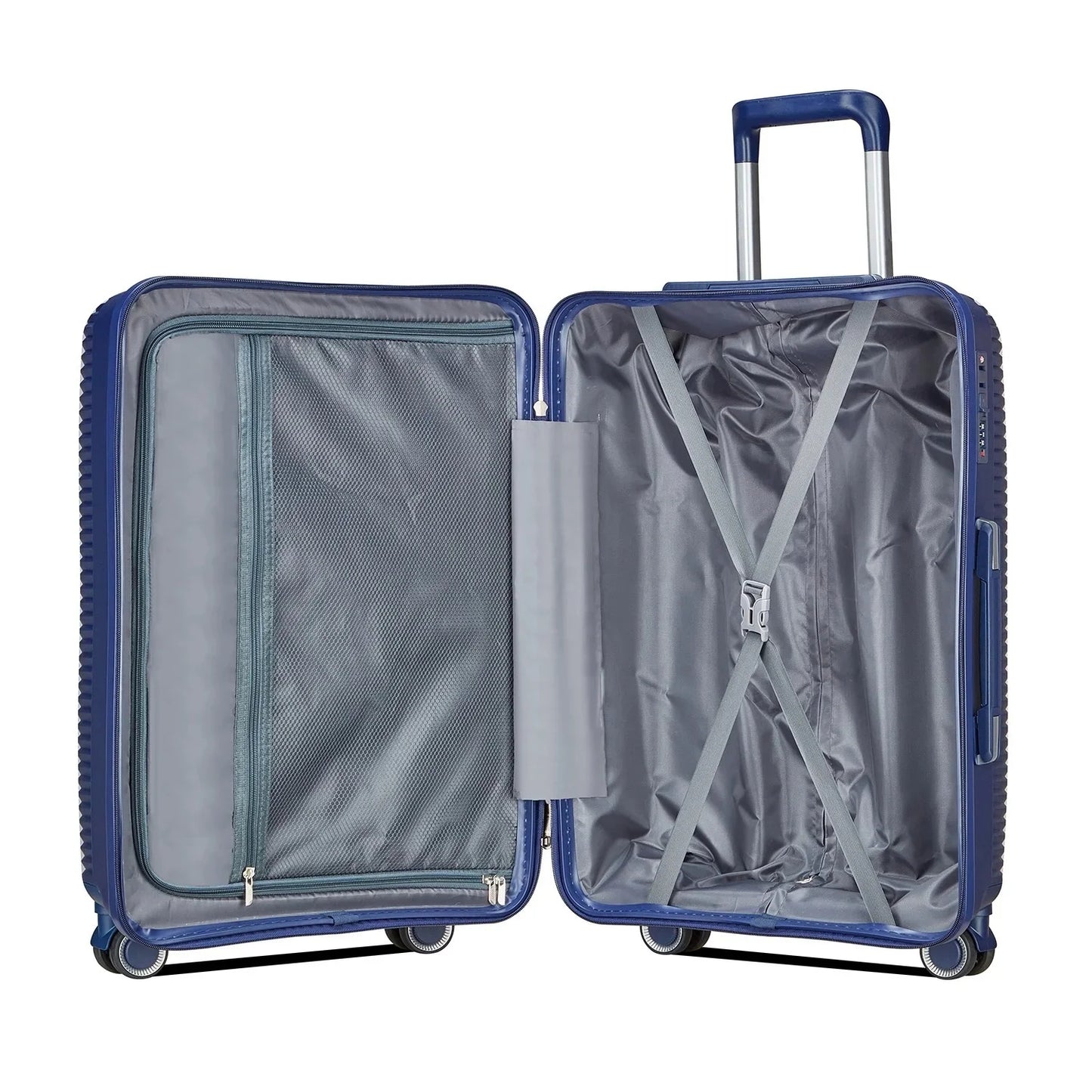 TRAVLR by TRAVLR 28" Adult 1-Piece Expandable Checkin Luggage Trolley, Pink.