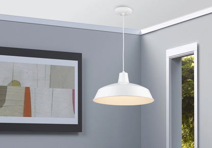 Trans Globe Lighting 1100 Sherman 1 Light 7" Tall Industrial Dome Shaped Indoor Pendant -