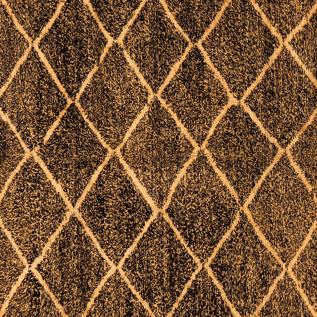 Ahgly Company Indoor Rectangle Abstract Orange Modern Area Rugs, 2' x 3'