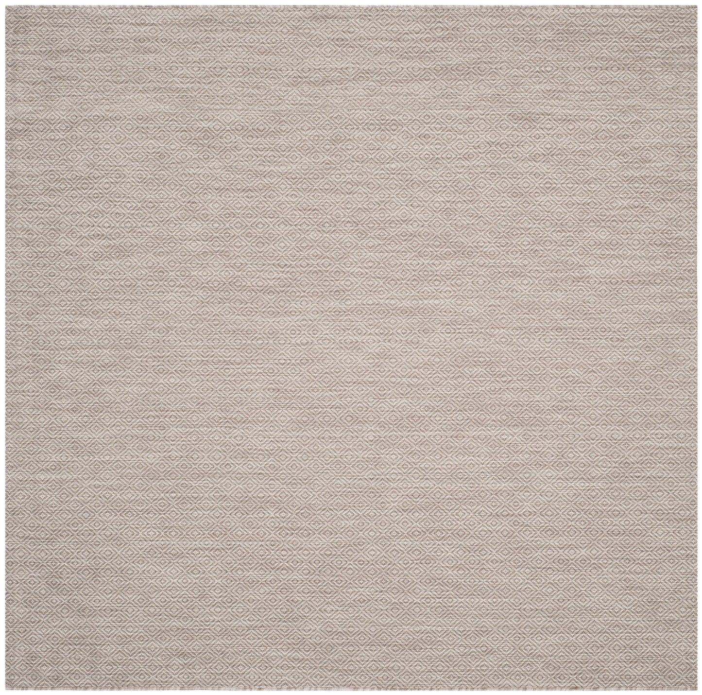 SAFAVIEH Courtyard Mitre Geometric Indoor/Outdoor Area Rug, Beige/Beige, 9' x 9' Square
