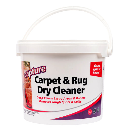 Capture Carpet Deodorizer Powder 8lb Pail 4 Pack, Carpet Freshener Powder & Carpet Cleaner Powder for Vacuuming, Strong Odor Eliminator & Pet Odor Remover, Carpet Powder for Rugs & Upholstery