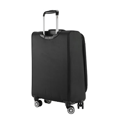 Ricardo Beverly Hills Solvang 2.0 Softside 32" Expandable Checked Spinner Luggage, Adult, Black