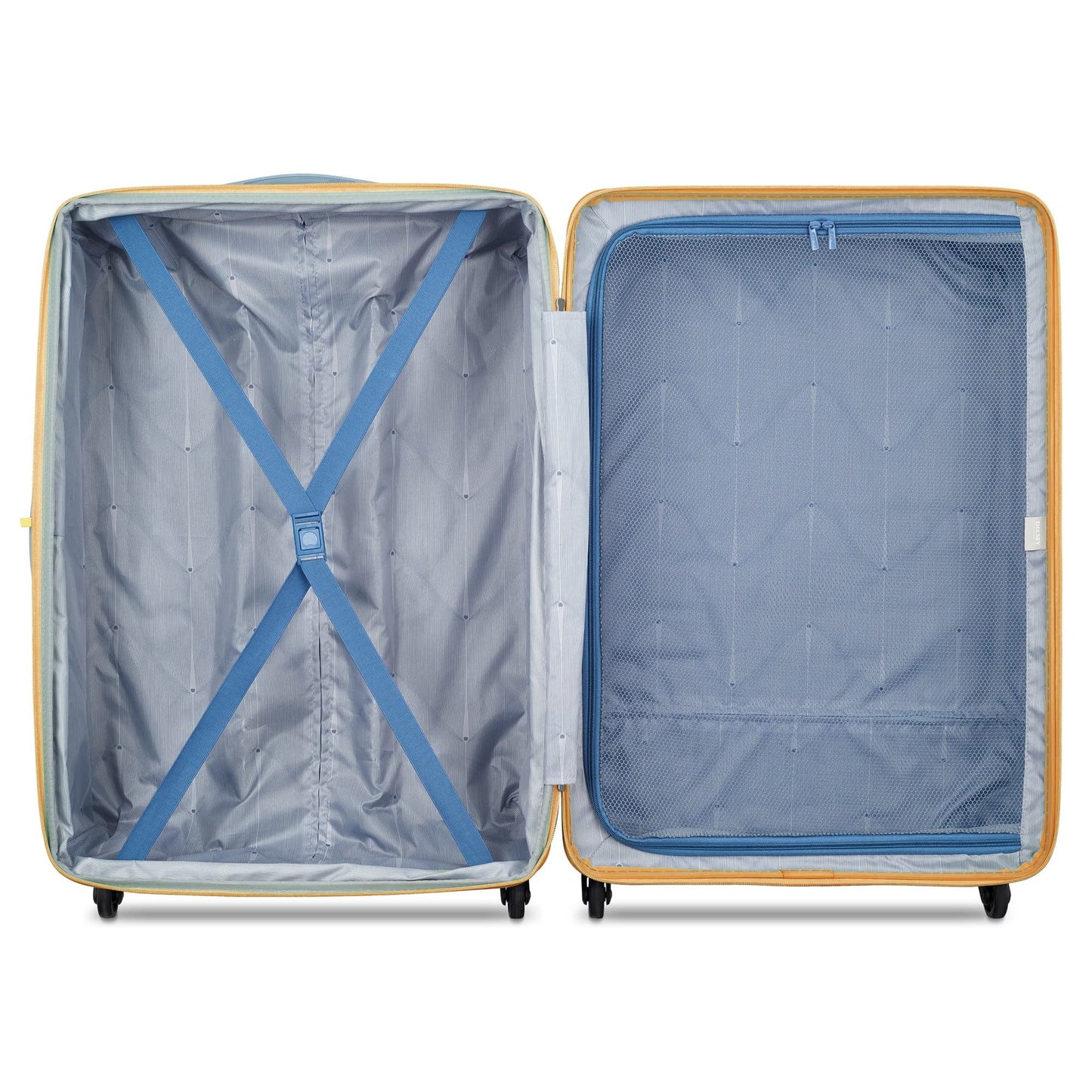 DELSEY PARIS by Claudia 28° Women's Checked Hardside Luggage, Peach