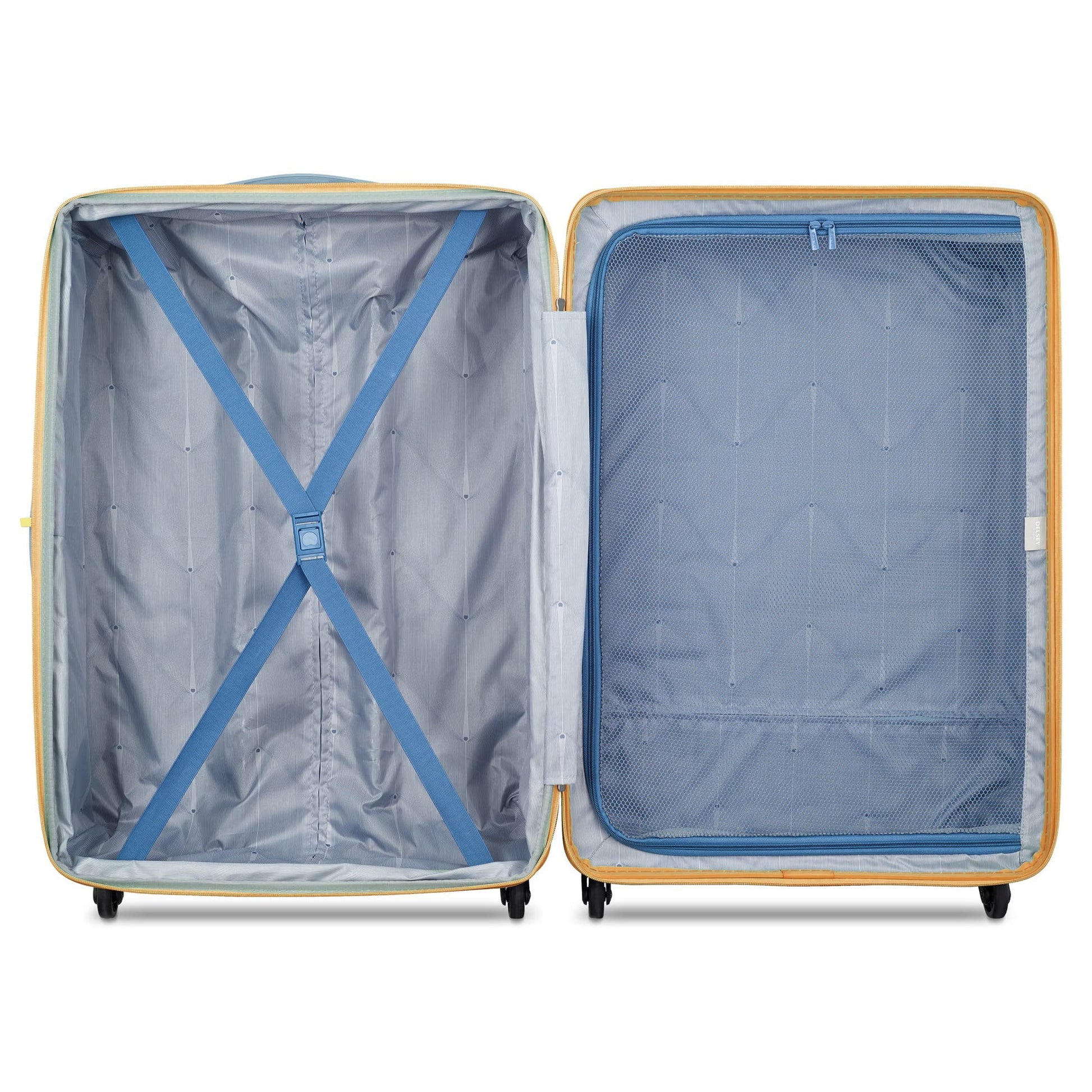 DELSEY PARIS by Claudia 28° Women's Checked Hardside Luggage, Peach