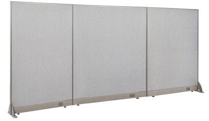 GOF Freestanding Office Partition-Straight Run w/Safety Legs (72"W x 60"H) Room Divider, Privacy Screen, Workstation Cubicle