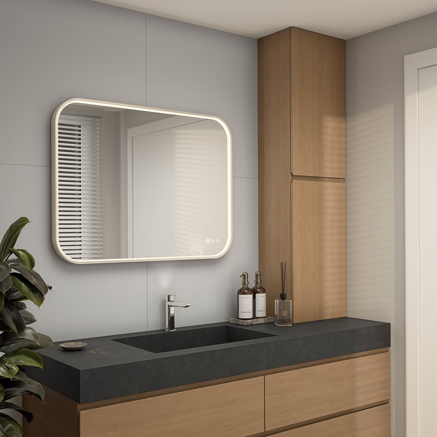 Artika Royce 32” x 24” LED Wall Mirror with Defogger
