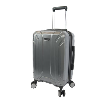 Brookstone Keane 21" Hardside Carry On Spinner Luggage - Charcoal