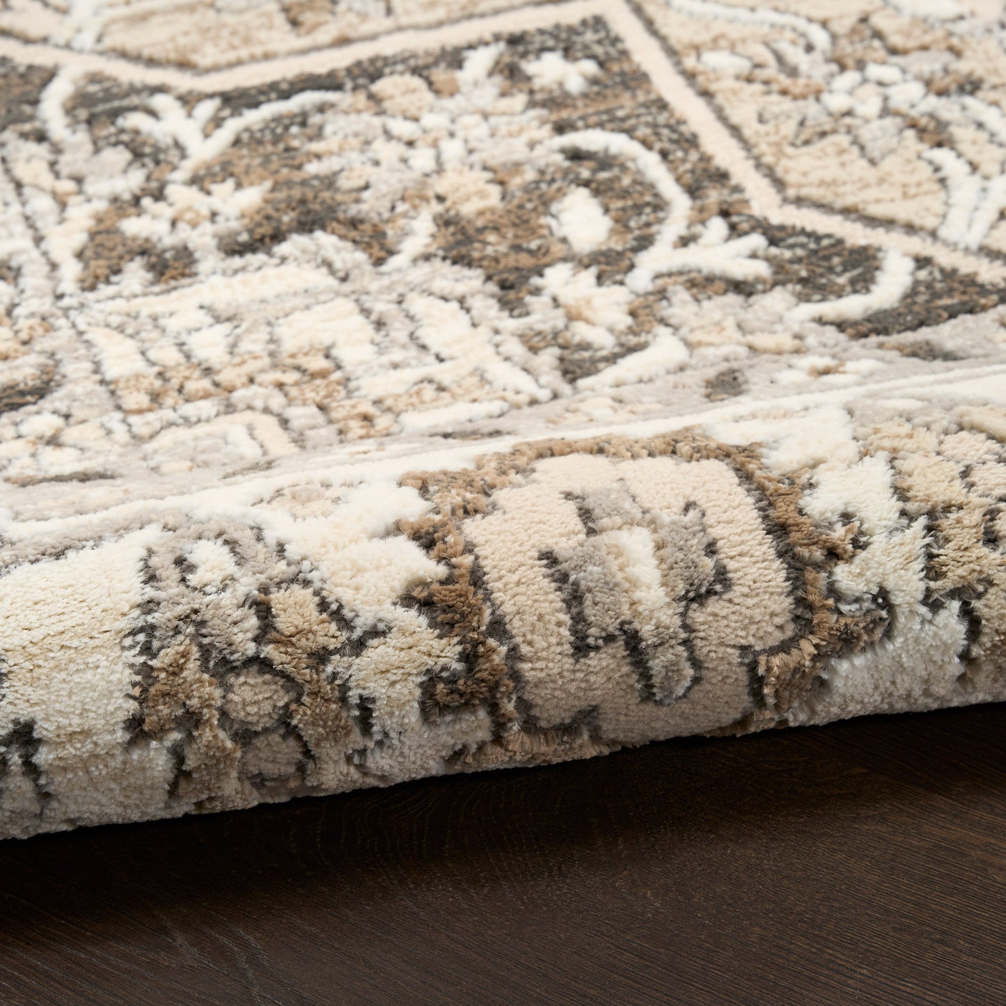 Nourison Briar Area Rug, Rose, 9’ x 12’
