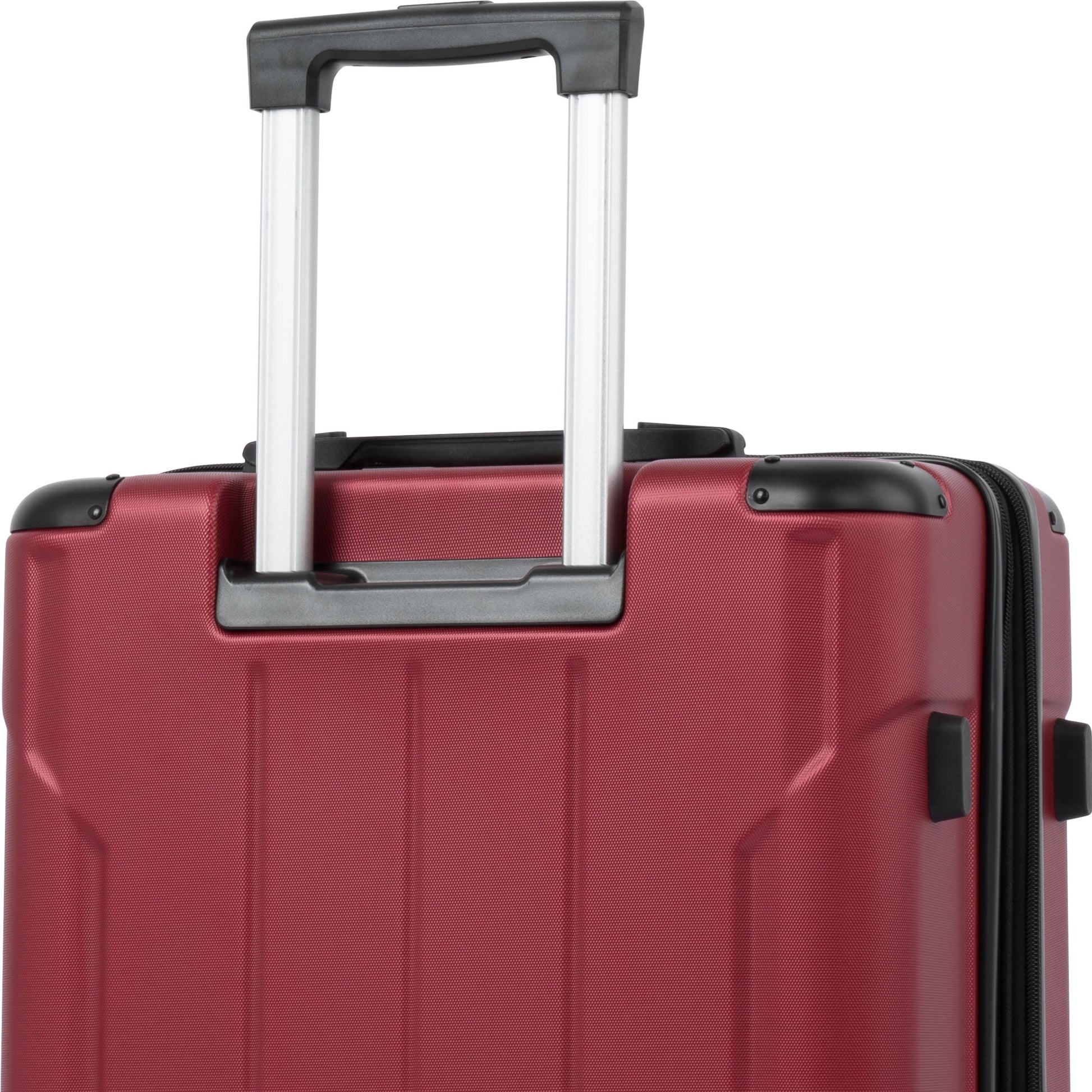 Dasyfly 24" Hardside Checked Luggage with TSA Lock, Red