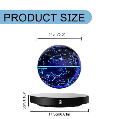 Magnetic Levitation Planet Light-Office Decor-Floating Globe Levitating Globe with Led Lights 360° Rotating Floating Globes for Home Desk Decor Tech for Kids Teacher Friend