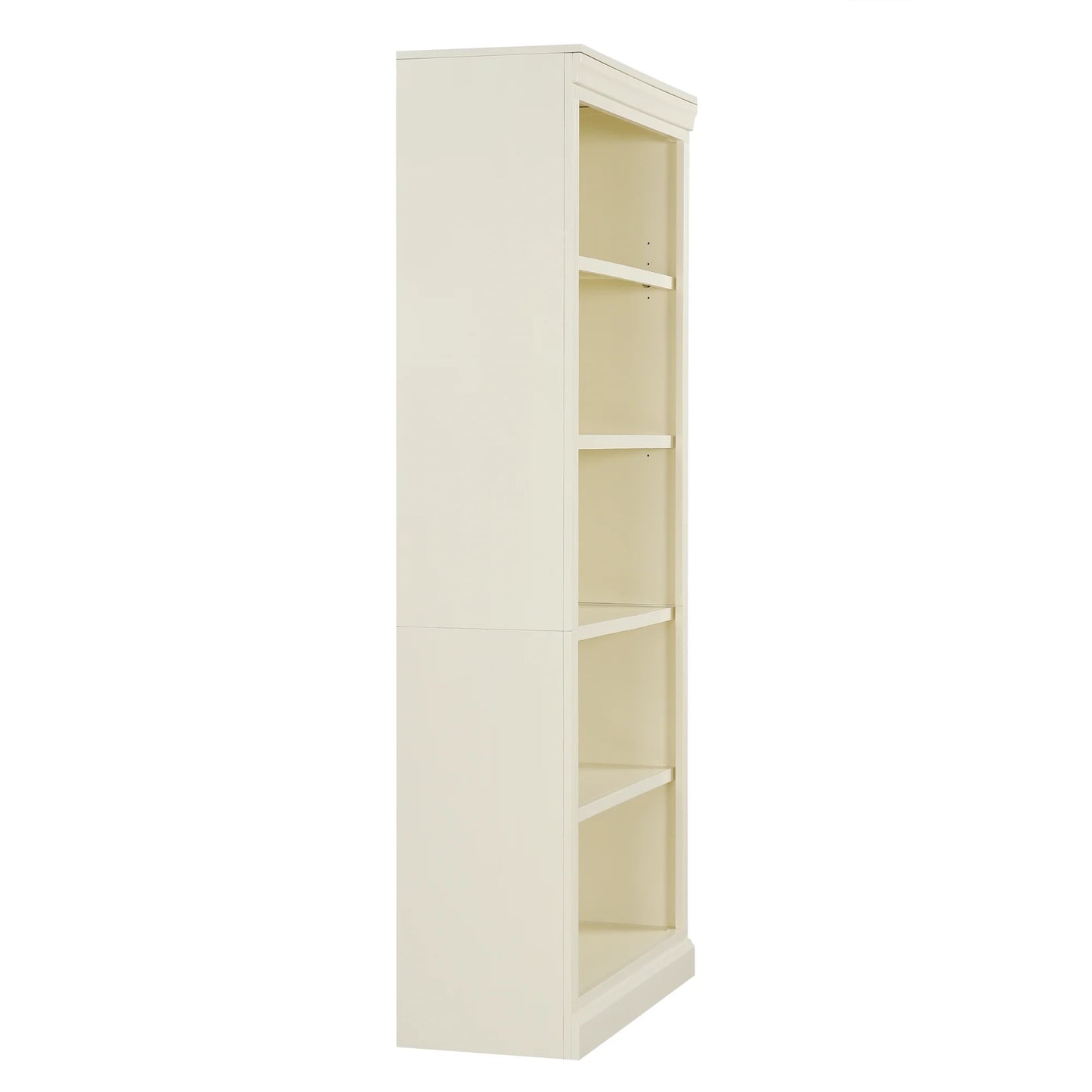 Harper & Bright Designs Tall Wood Bookcase with Light Strip, 5 Tier Bookshelves with Adjustable Shelves, Free Standing Storage Organizer for Home Office, Beige+Cream, Beige+Yellow