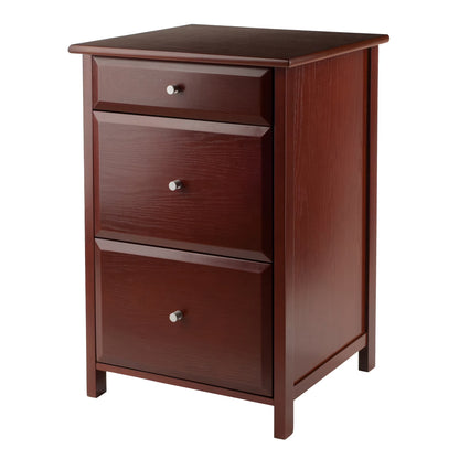 Winsome Delta Home Office File Cabinet, White Finish