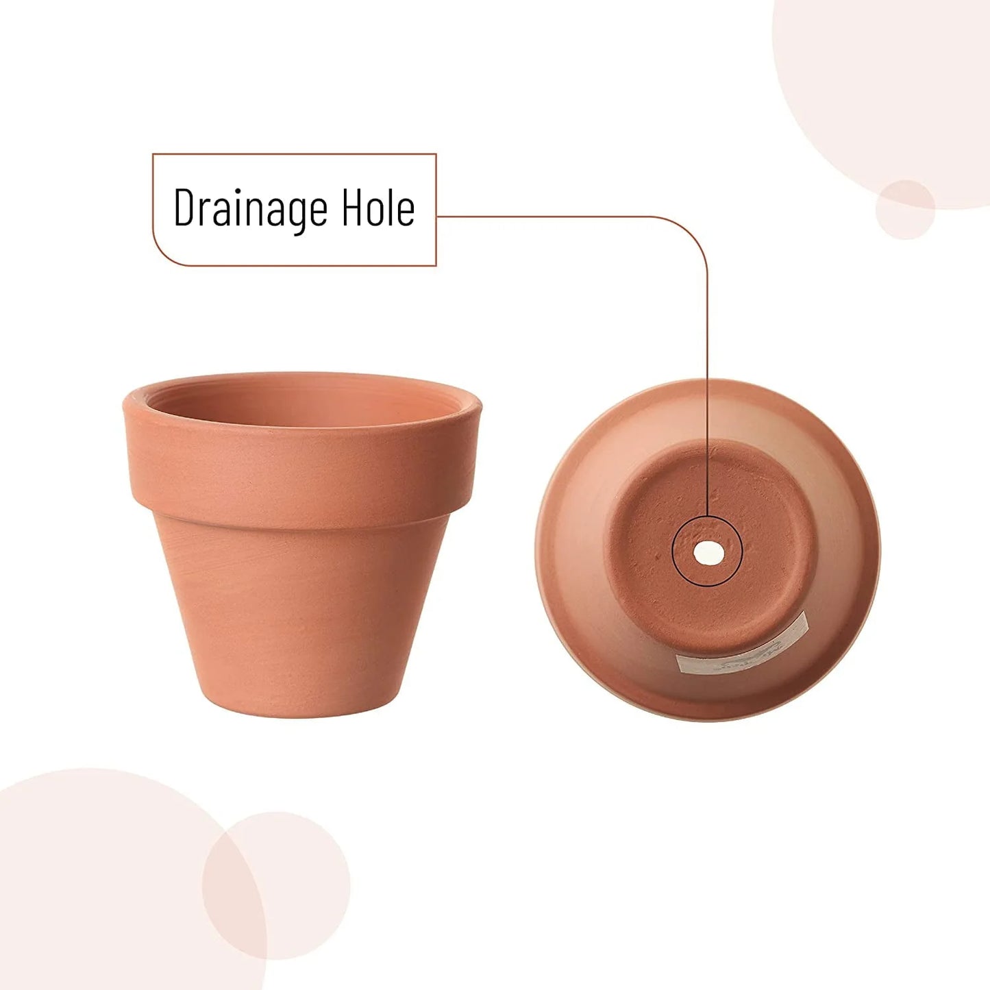 Mr. Pen- Mini Terracotta Clay Pots, 1.7", 8 pcs, Clay Pots for Plants