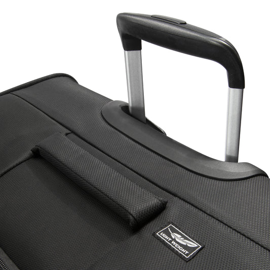 Ricardo Beverly Hills Solvang 2.0 Softside 28" Expandable Checked Spinner Luggage, Adult, Black